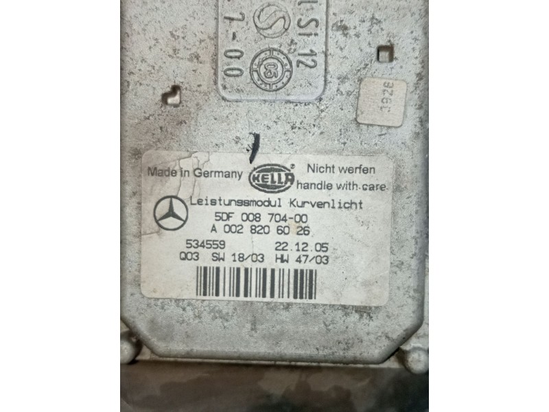 Recambio de faro derecho para mercedes-benz clk (c209) clk 320 cdi (209.320) referencia OEM IAM A0028206026 XENON 5DF00870400 5D