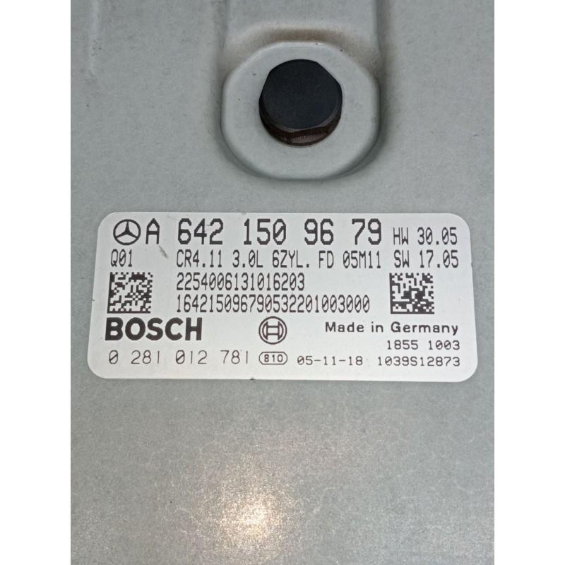 Recambio de centralita motor uce para mercedes-benz clk (c209) clk 320 cdi (209.320) referencia OEM IAM A6421509679 0281012781 1