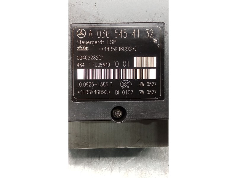 Recambio de abs para mercedes-benz clk (c209) clk 320 cdi (209.320) referencia OEM IAM A0365454132 10092515853 A0064310412 10020