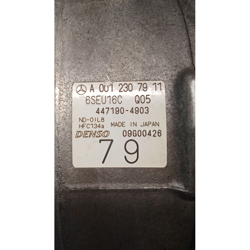 Recambio de compresor aire acondicionado para mercedes-benz clk (c209) clk 320 cdi (209.320) referencia OEM IAM A0012307911 4477