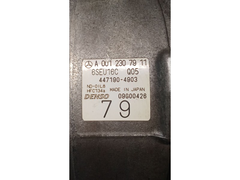 Recambio de compresor aire acondicionado para mercedes-benz clk (c209) clk 320 cdi (209.320) referencia OEM IAM A0012307911 4477