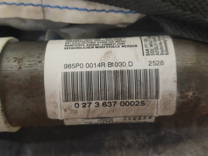 Recambio de airbag cortina delantero derecho para renault scenic iii authentique referencia OEM IAM 985P00014R  