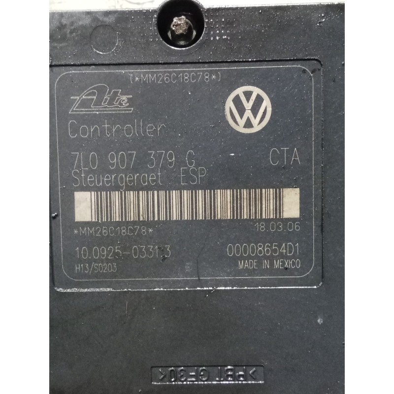 Recambio de abs para volkswagen touareg (7la, 7l6, 7l7) 3.0 v6 tdi referencia OEM IAM 7L0907379G 10092503313 7L0614111H 10020402
