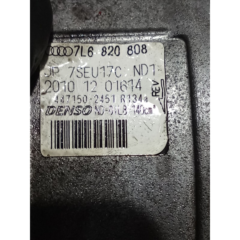 Recambio de compresor aire acondicionado para volkswagen touareg (7la, 7l6, 7l7) 3.0 v6 tdi referencia OEM IAM   02