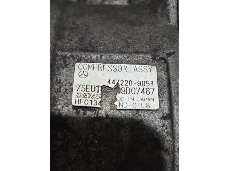 Recambio de compresor aire acondicionado para mercedes-benz clase e (w211) berlina referencia OEM IAM 4472209057  