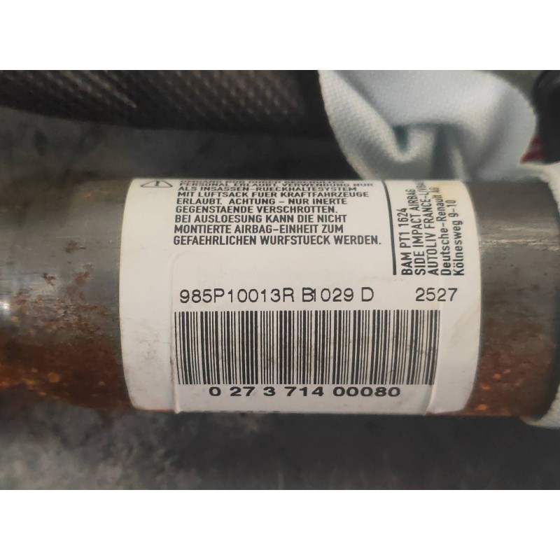 Recambio de airbag cortina delantero izquierdo para renault scenic iii authentique referencia OEM IAM 985P10013R  