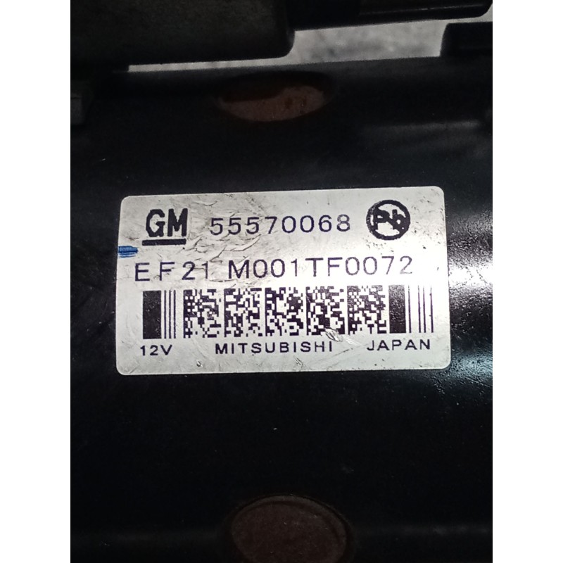 Recambio de motor arranque para opel zafira tourer c (p12) 1.6 cdti (75) referencia OEM IAM 55570068  