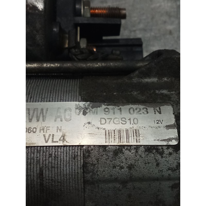Recambio de motor arranque para seat altea (5p1) 2.0 tdi 16v referencia OEM IAM 02M911023N  03