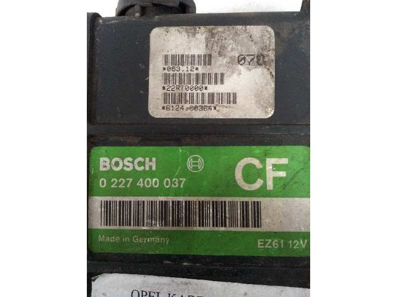 Recambio de modulo encendido para opel kadett e 1.8 referencia OEM IAM 0227400037 CF  Recambio de modulo encendido para opel kadett e 1.8 referencia OEM IAM 0227400037 CF