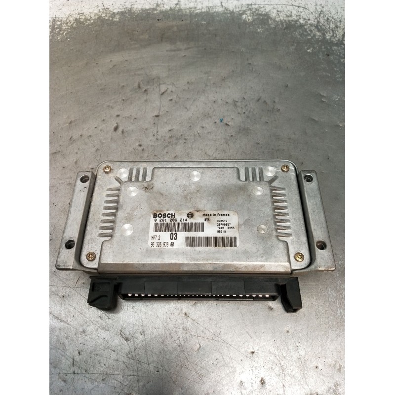 Recambio de centralita motor uce para peugeot 306 hatchback (7a, 7c, n3, n5) 1.6 referencia OEM IAM 0261206214 9632693880 MP72 1