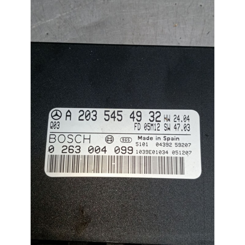 Recambio de modulo electronico para mercedes-benz clk (c209) clk 320 cdi (209.320) referencia OEM IAM A2035454932 0263004099 103