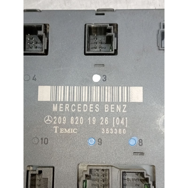 Recambio de modulo electronico para mercedes-benz clk (c209) clk 320 cdi (209.320) referencia OEM IAM 2098201926  C209 2002
