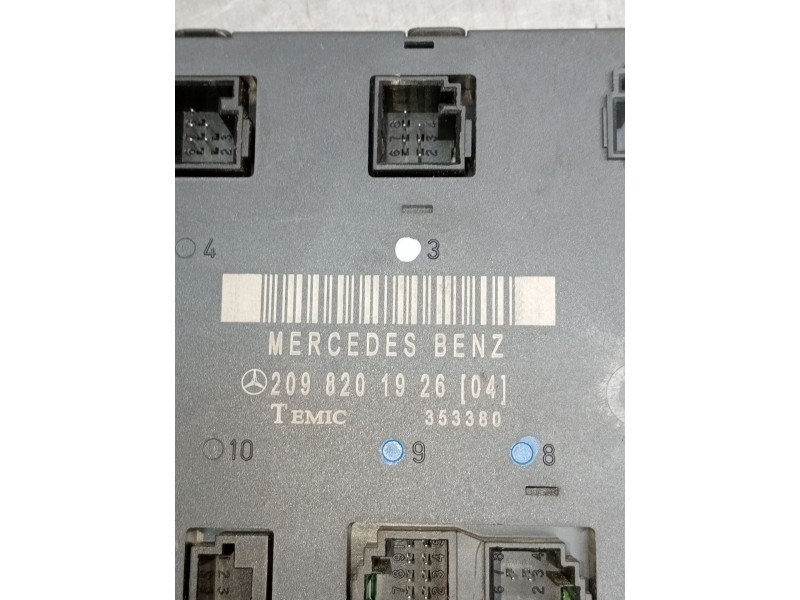 Recambio de modulo electronico para mercedes-benz clk (c209) clk 320 cdi (209.320) referencia OEM IAM 2098201926  C209 2002