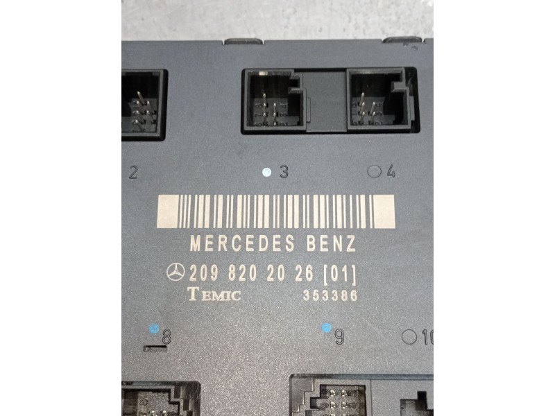 Recambio de modulo electronico para mercedes-benz clk (c209) clk 320 cdi (209.320) referencia OEM IAM 2098202026  C209 2002
