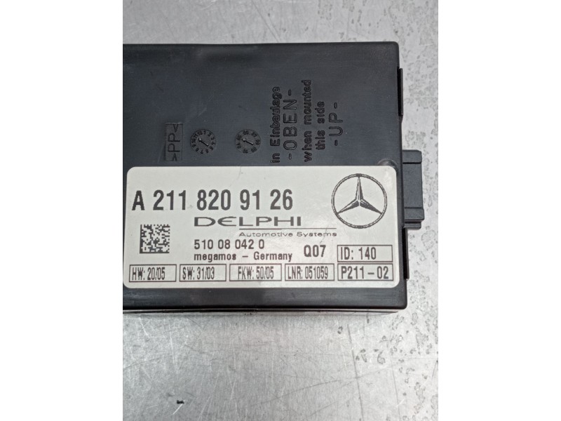 Recambio de modulo electronico para mercedes-benz clk (c209) clk 320 cdi (209.320) referencia OEM IAM A2118209126 510080420 C209