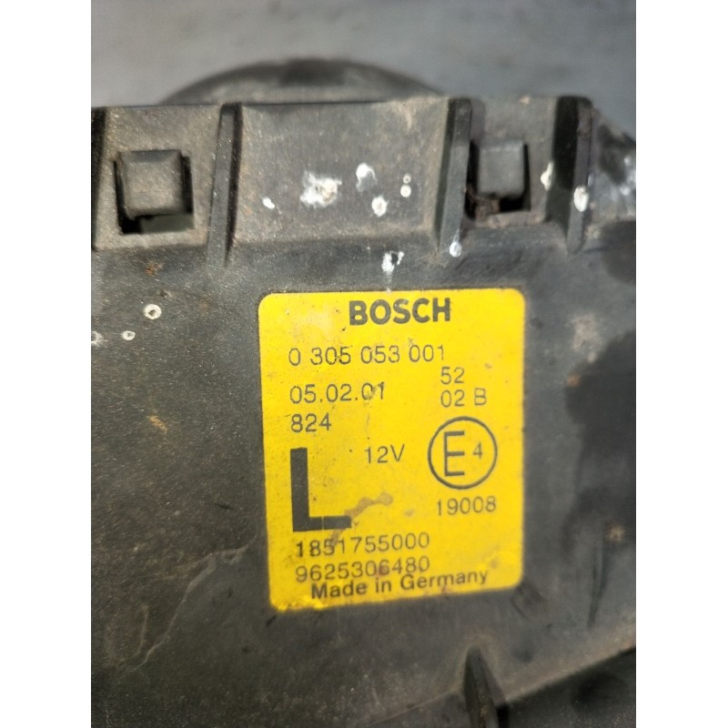 Recambio de faro antiniebla izquierdo para peugeot 306 hatchback (7a, 7c, n3, n5) 1.6 referencia OEM IAM 0305053001 9625306480 1
