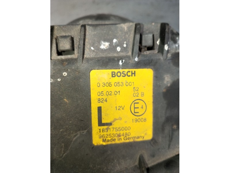 Recambio de faro antiniebla izquierdo para peugeot 306 hatchback (7a, 7c, n3, n5) 1.6 referencia OEM IAM 0305053001 9625306480 1