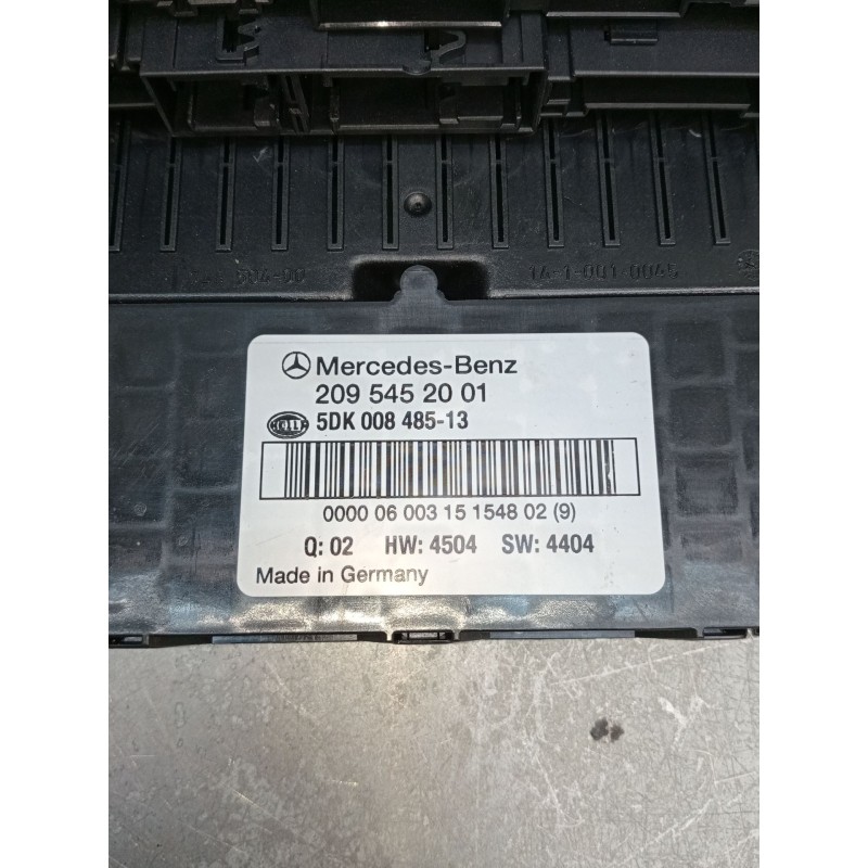 Recambio de caja reles / fusibles para mercedes-benz clk (c209) clk 320 cdi (209.320) referencia OEM IAM 2095452001 5DK00848513 