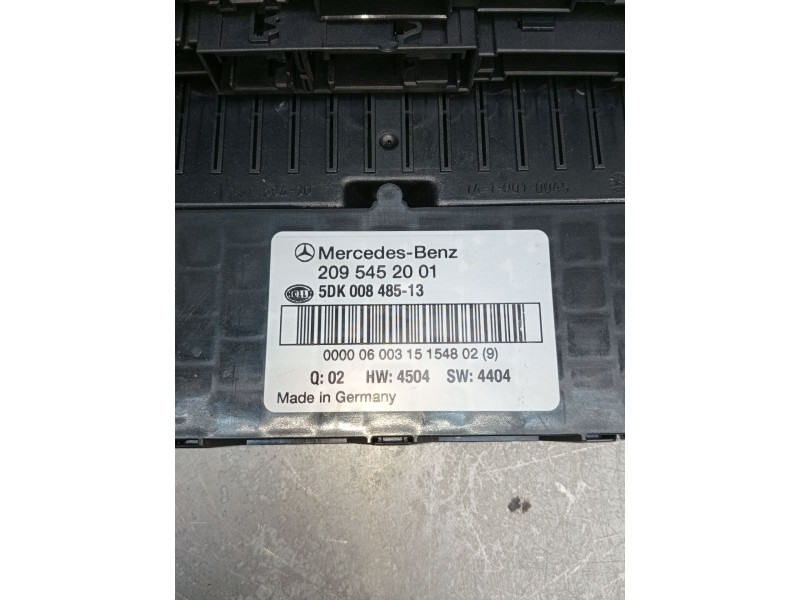 Recambio de caja reles / fusibles para mercedes-benz clk (c209) clk 320 cdi (209.320) referencia OEM IAM 2095452001 5DK00848513 