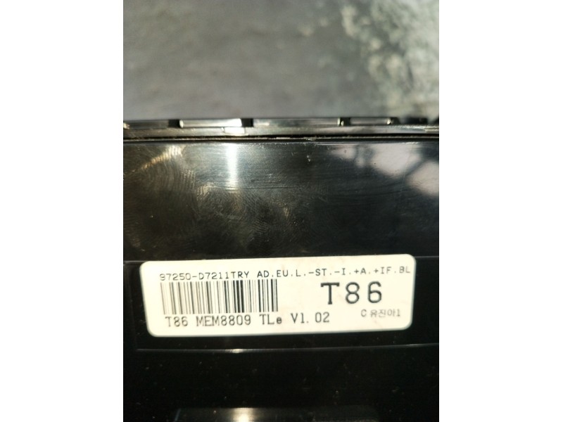 Recambio de mando calefaccion / aire acondicionado para hyundai tucson (tl, tle) 1.6 gdi referencia OEM IAM 97250D7211  2015