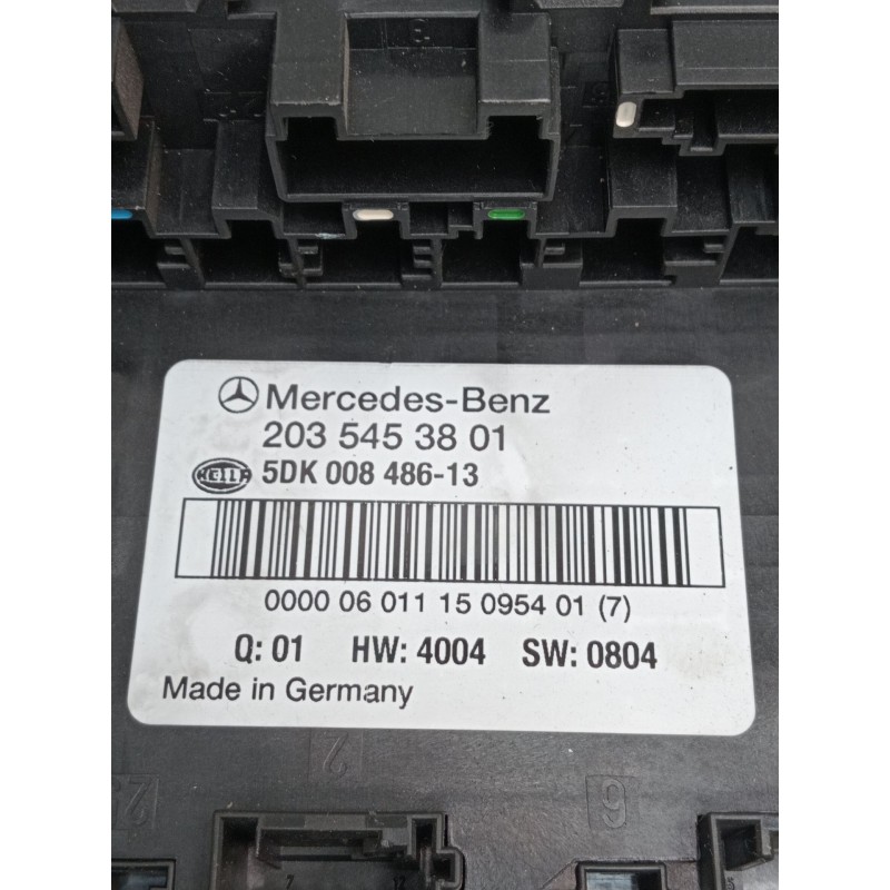 Recambio de caja reles / fusibles para mercedes-benz clk (c209) clk 320 cdi (209.320) referencia OEM IAM 2035453801 5DK00848613 
