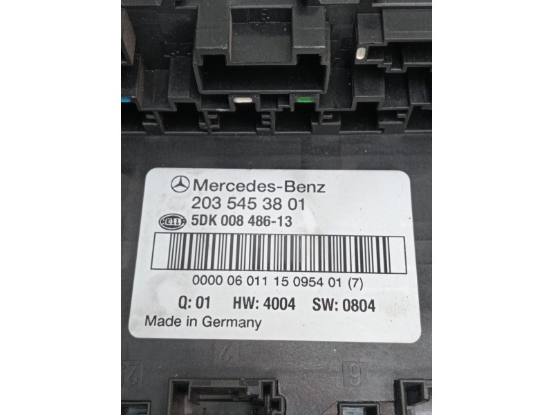 Recambio de caja reles / fusibles para mercedes-benz clk (c209) clk 320 cdi (209.320) referencia OEM IAM 2035453801 5DK00848613 