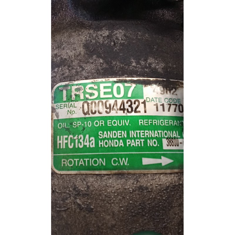 Recambio de compresor aire acondicionado para honda civic viii hatchback (fn, fk) 2.2 ctdi (fk3) referencia OEM IAM TRSE074902  
