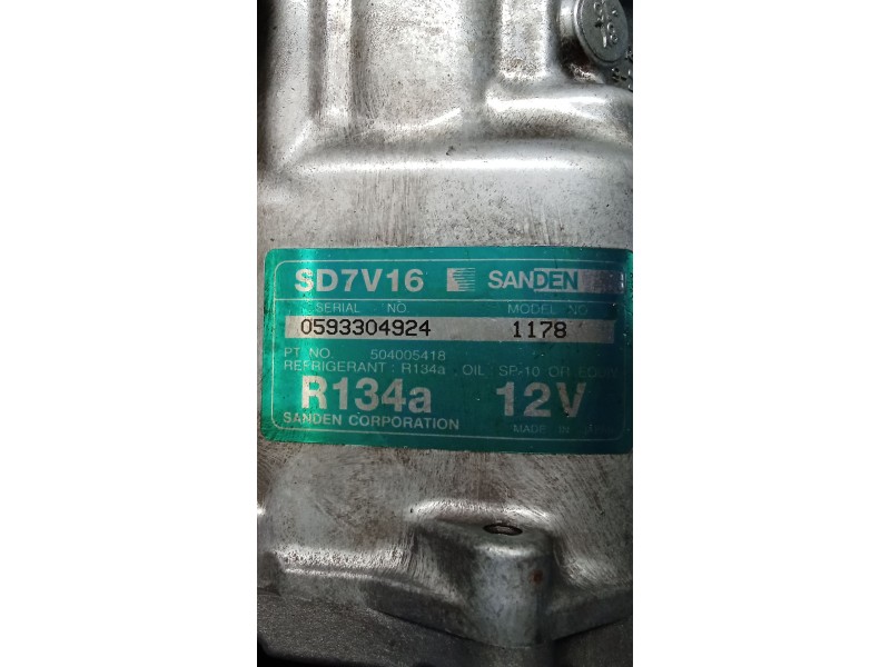 Recambio de compresor aire acondicionado para fiat ducato furgoneta (250_) 160 multijet 3,0 d referencia OEM IAM SD7V161178  06