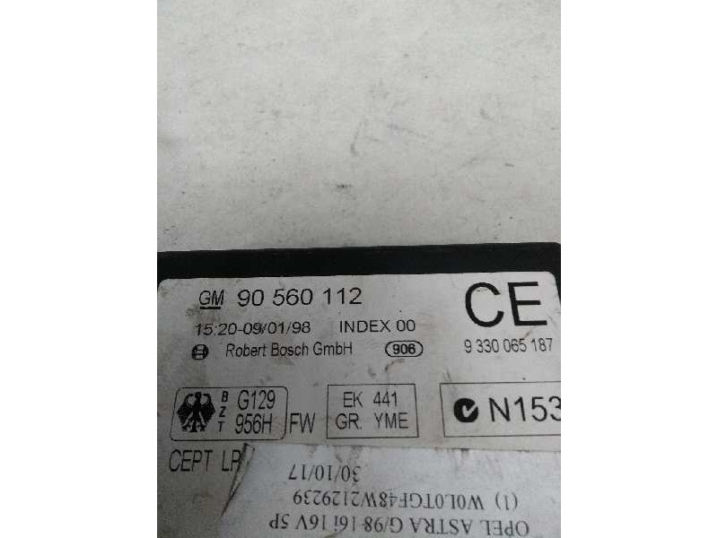 Recambio de centralita cierre para opel astra g berlina 1.6 16v referencia OEM IAM 90560112 9330065187 CE