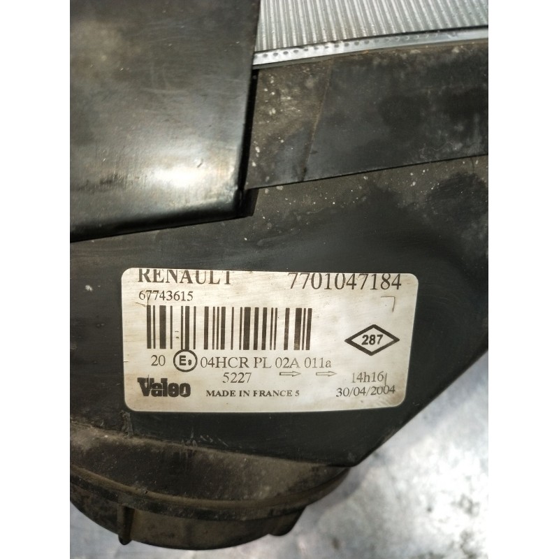 Recambio de faro izquierdo para renault megane i classic (la0/1_) 1.6 16v (la00, la04, la0b, la11, la16, la19, la1j, la1k,... re