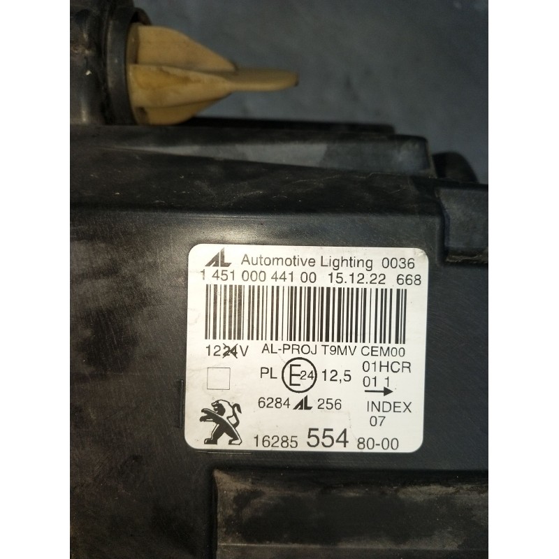 Recambio de faro izquierdo para peugeot 308 ii (lb_, lp_, lw_, lh_, l3_) 1.5 bluehdi 130 referencia OEM IAM 145100044100 1628555