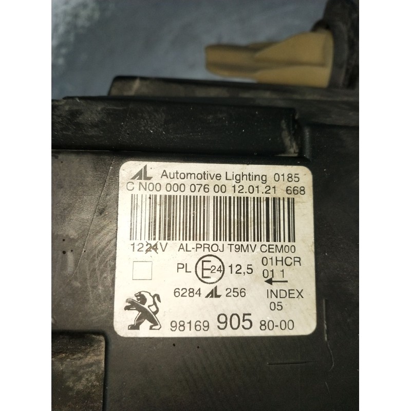 Recambio de faro derecho para peugeot 308 ii (lb_, lp_, lw_, lh_, l3_) 1.5 bluehdi 130 referencia OEM IAM 9816990580 N0000007600