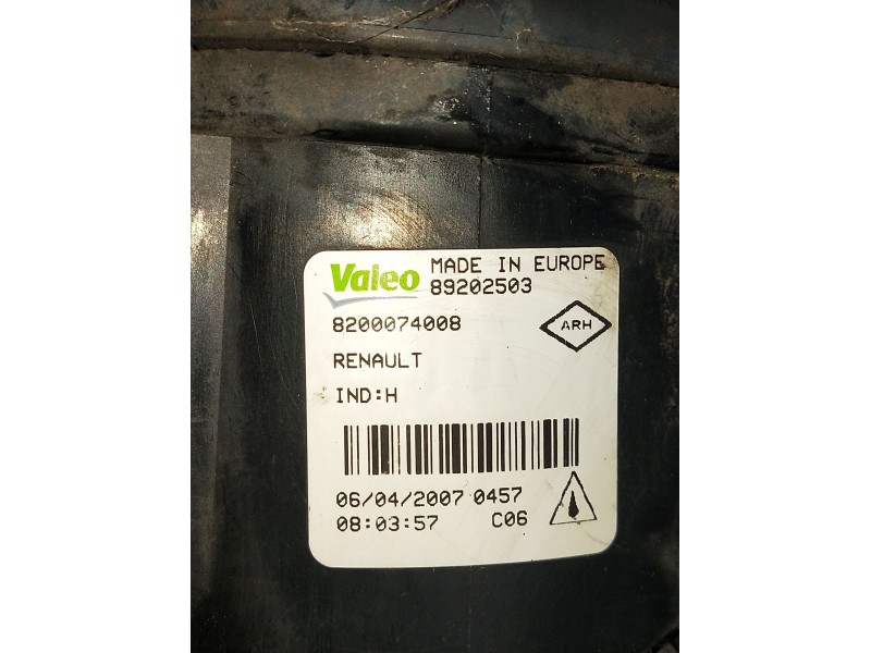 Recambio de faro antiniebla izquierdo para renault megane ii sedán (lm0/1_) 1.5 dci (lm1e) referencia OEM IAM 8200074008 8920250