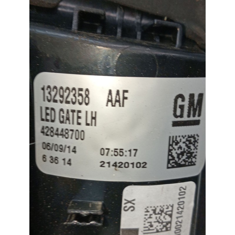 Recambio de piloto trasero izquierdo interior para opel zafira tourer c (p12) 1.6 cdti (75) referencia OEM IAM 13292358 42844870