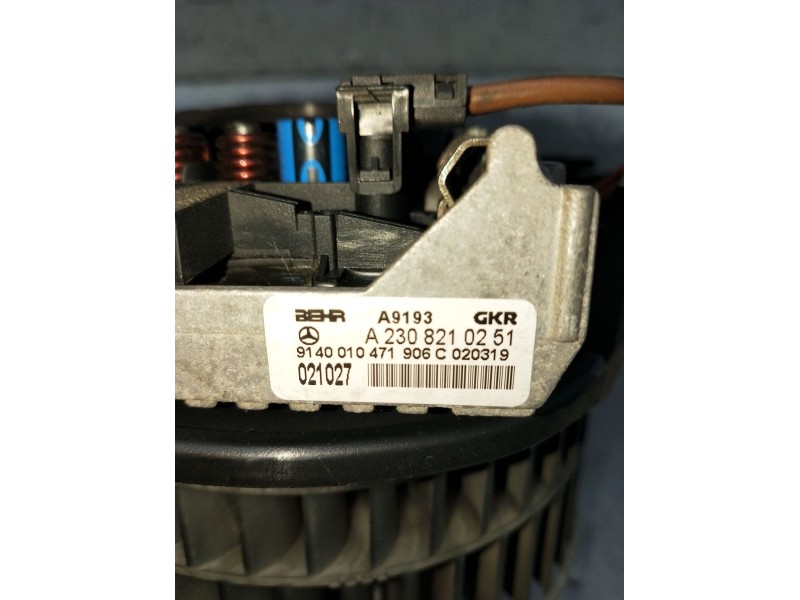 Recambio de motor calefaccion para mercedes-benz clase e (w211) berlina referencia OEM IAM A2308210251 9140010471906C 2002