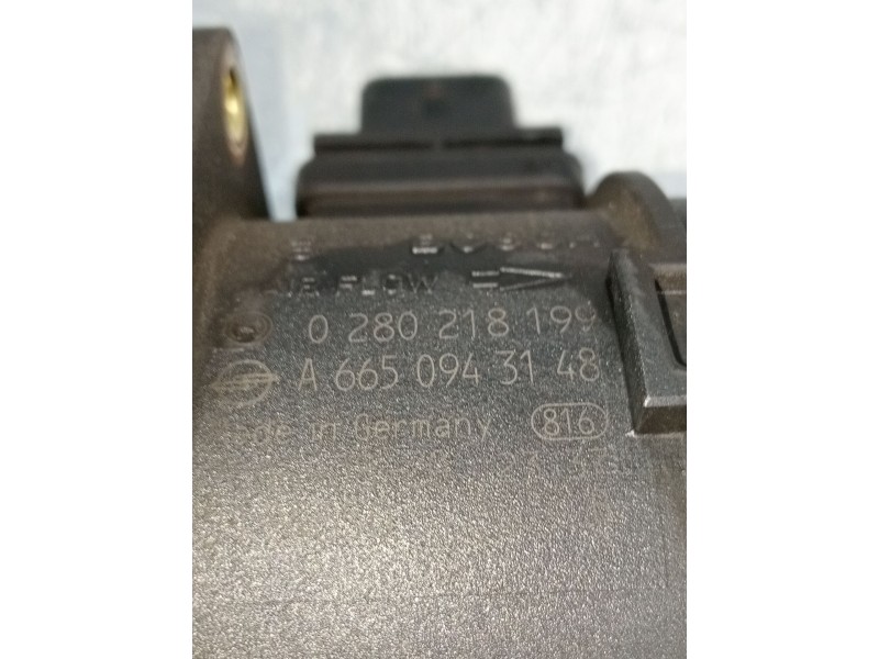 Recambio de caudalimetro para ssangyong actyon sports xdi 4wd referencia OEM IAM A6650943148 0280218199 2007