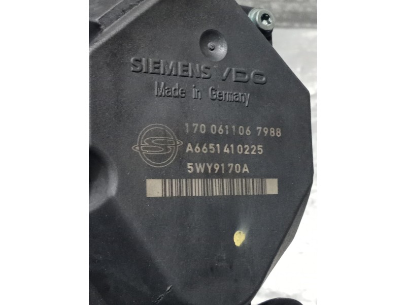 Recambio de caja mariposa para ssangyong actyon sports xdi 4wd referencia OEM IAM A6651410225 5WY9170A 07