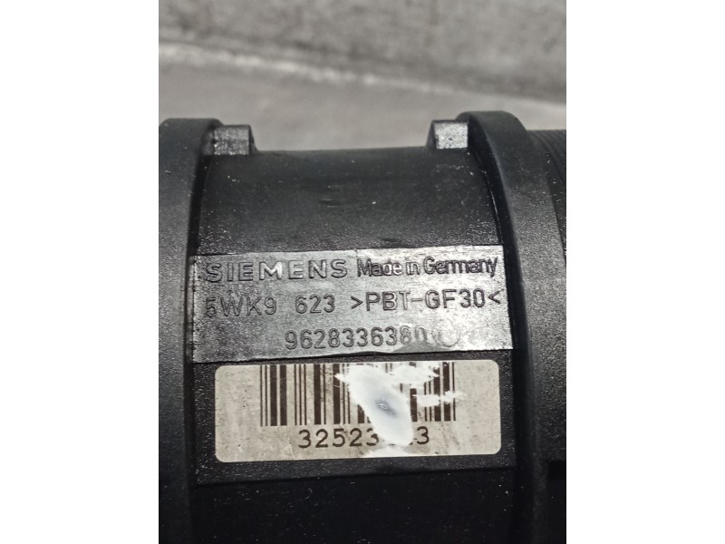 Recambio de caudalimetro para fiat ducato furgoneta (244_) 2.0 jtd referencia OEM IAM 9628336380 5WK9623 02