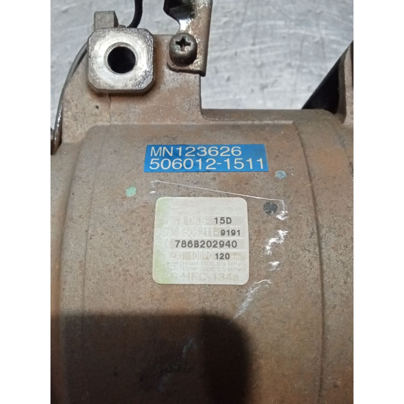 Recambio de compresor aire acondicionado para mitsubishi l200 / triton (ka_t, kb_t) 2.5 di-d 4wd (kb4t) referencia OEM IAM MN123