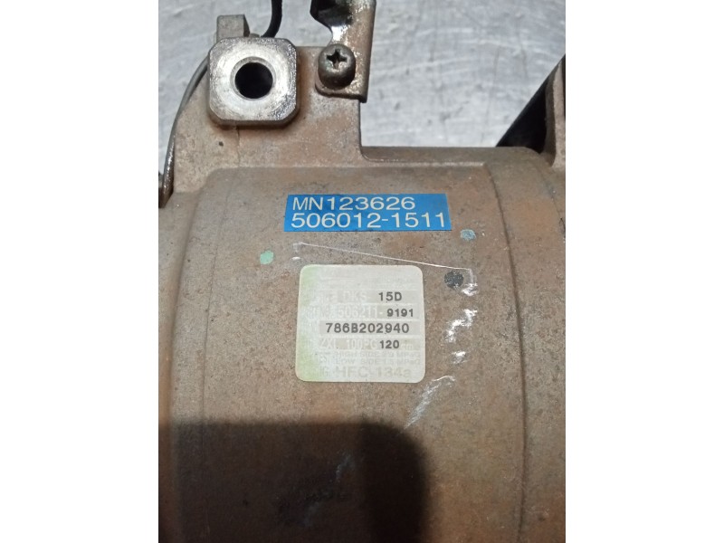 Recambio de compresor aire acondicionado para mitsubishi l200 / triton (ka_t, kb_t) 2.5 di-d 4wd (kb4t) referencia OEM IAM MN123