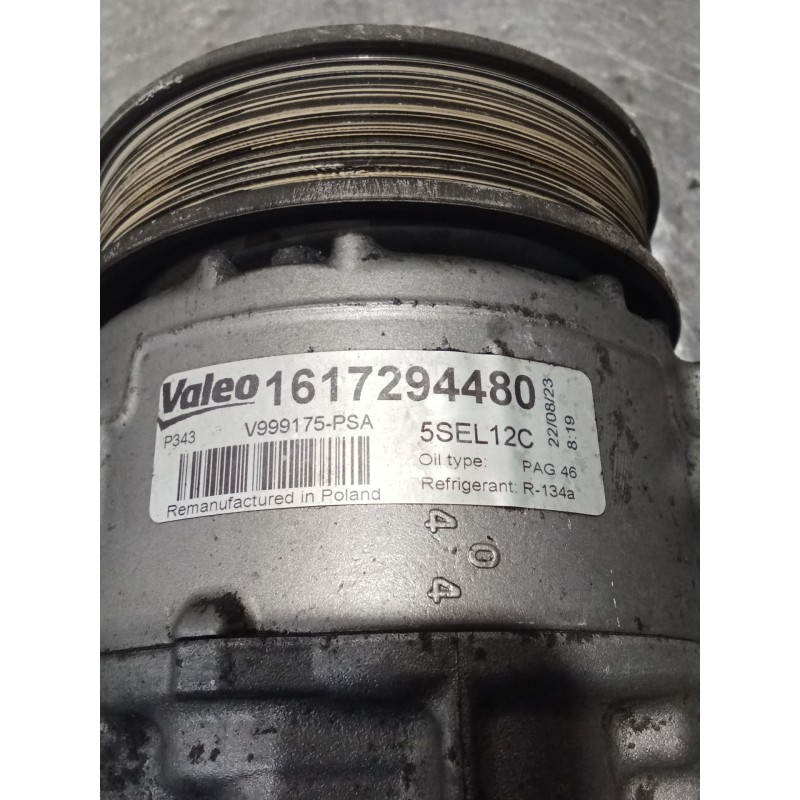 Recambio de compresor aire acondicionado para peugeot 308 ii (lb_, lp_, lw_, lh_, l3_) 1.5 bluehdi 130 referencia OEM IAM 161729