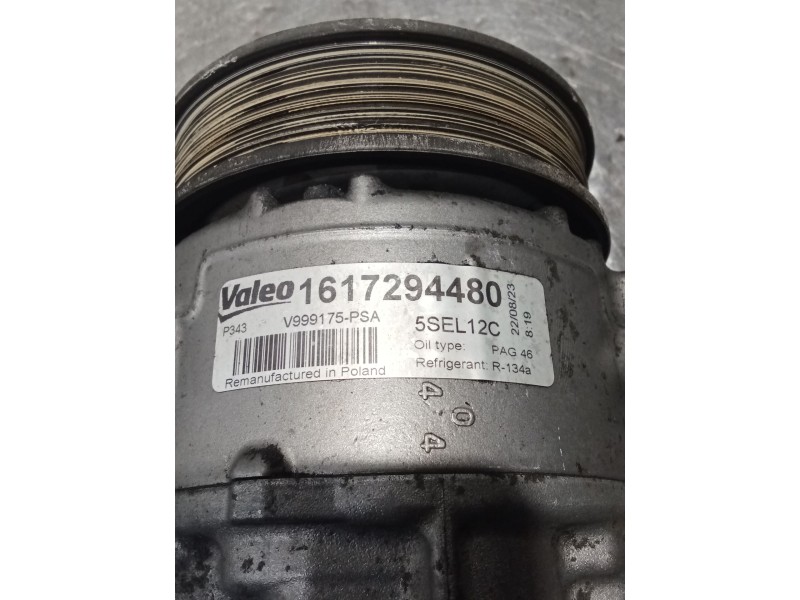 Recambio de compresor aire acondicionado para peugeot 308 ii (lb_, lp_, lw_, lh_, l3_) 1.5 bluehdi 130 referencia OEM IAM 161729