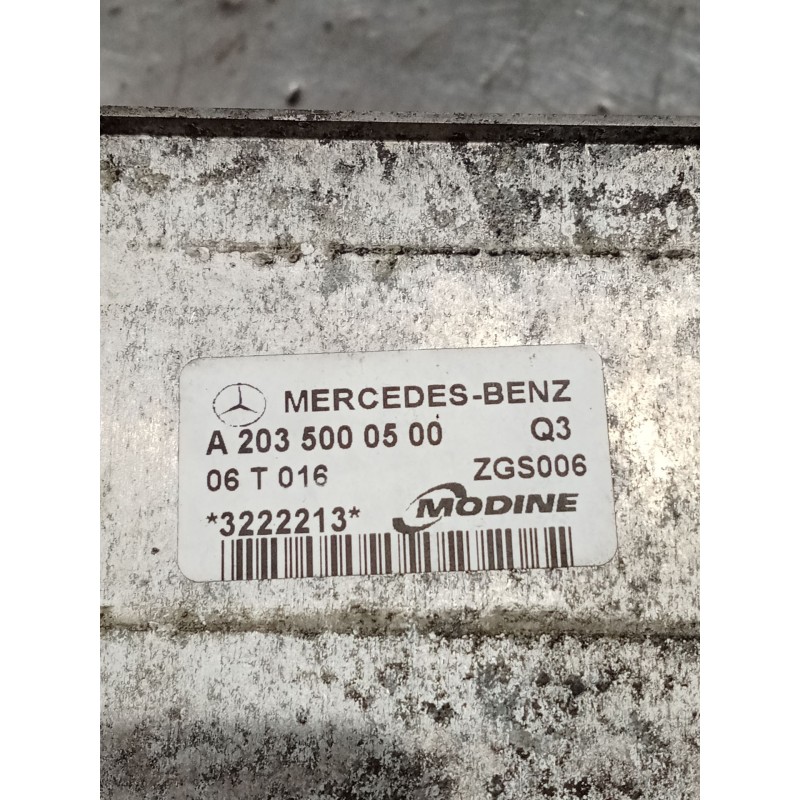 Recambio de intercooler para mercedes-benz clk (c209) clk 320 cdi (209.320) referencia OEM IAM A2035000500 3222213 02
