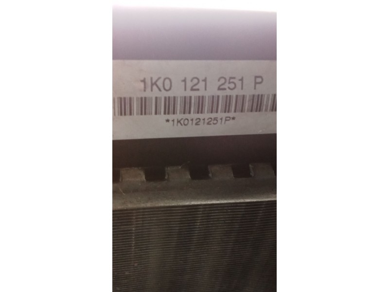 Recambio de radiador agua para volkswagen eos (1f7) 1.6 referencia OEM IAM 1K0121354G 1K0121251P 06