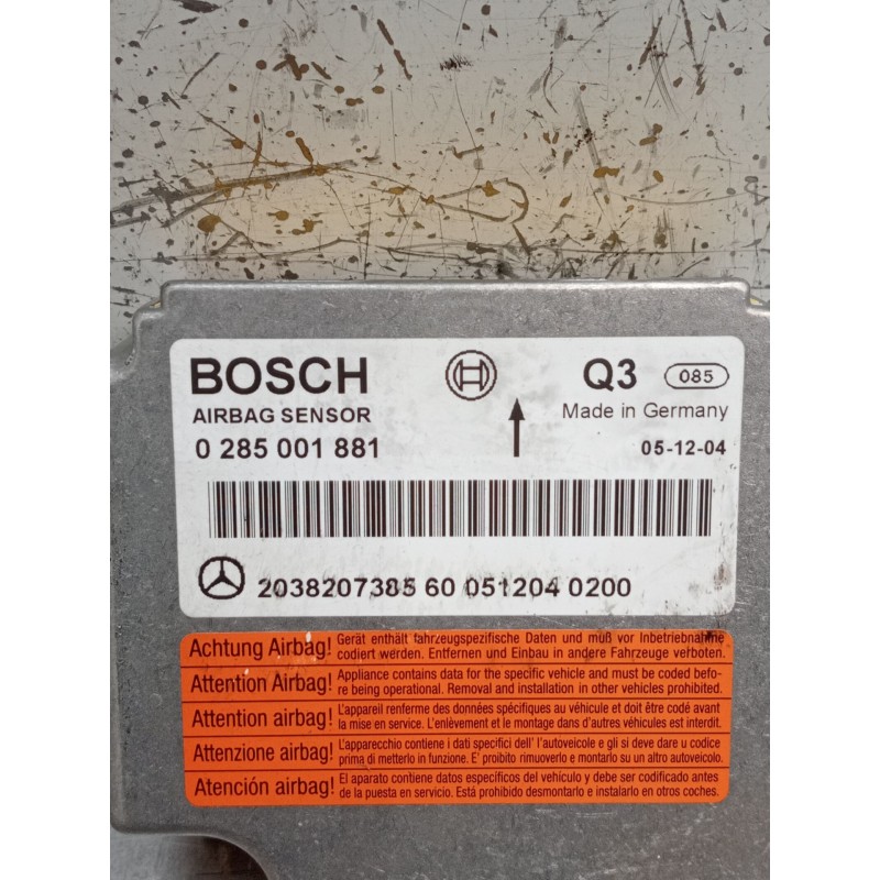 Recambio de kit airbag para mercedes-benz clk (c209) clk 320 cdi (209.320) referencia OEM IAM 0285001881  C209 2002
