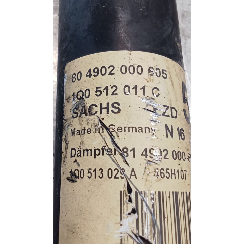 Recambio de amortiguador trasero izquierdo para volkswagen eos (1f7) 1.6 referencia OEM IAM 1Q0512011C  06