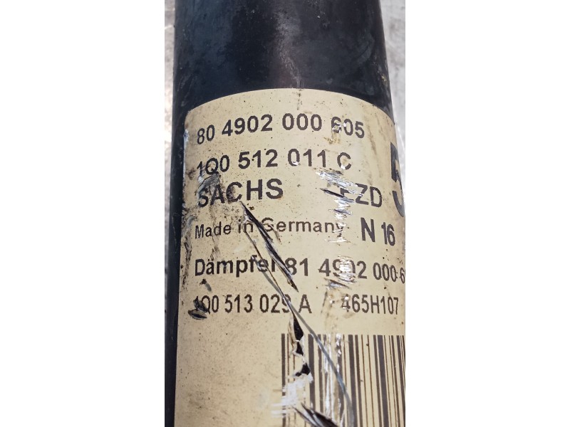 Recambio de amortiguador trasero izquierdo para volkswagen eos (1f7) 1.6 referencia OEM IAM 1Q0512011C  06