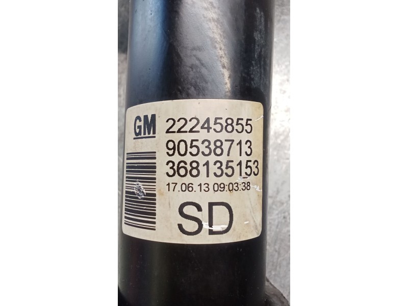 Recambio de amortiguador delantero izquierdo para opel corsa b (s93) 1.4 i (f08, f68, m68) referencia OEM IAM 22245855 90538713 