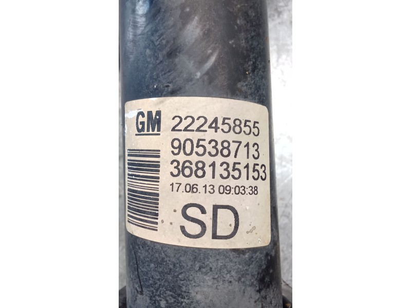 Recambio de amortiguador delantero derecho para opel corsa b (s93) 1.4 i (f08, f68, m68) referencia OEM IAM 22245855 90538713 36