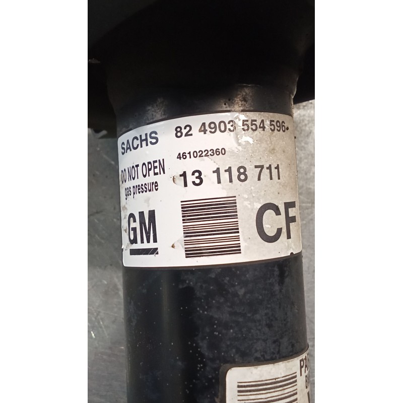 Recambio de amortiguador delantero izquierdo para opel vectra c gts (z02) 2.2 dti 16v (f68) referencia OEM IAM 13118711  03